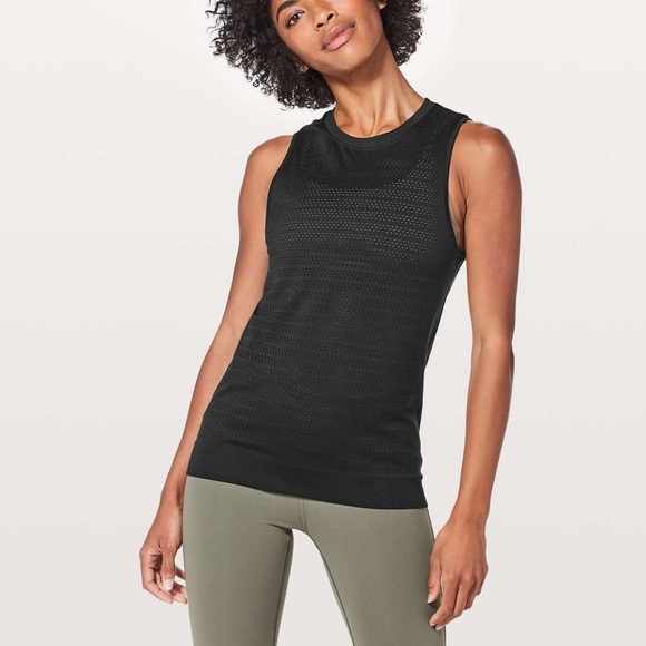 lululemon athletica Tops - Lululemon Breeze By Muscle Tank Top Black